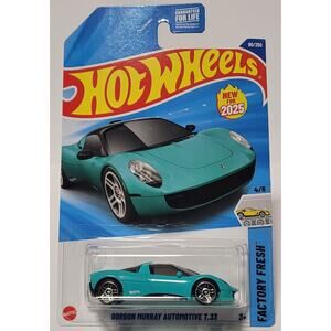 Hot Wheels 2025 Blue Gordon Murray Automotive T.33 HW Factory Fresh Series 4/5